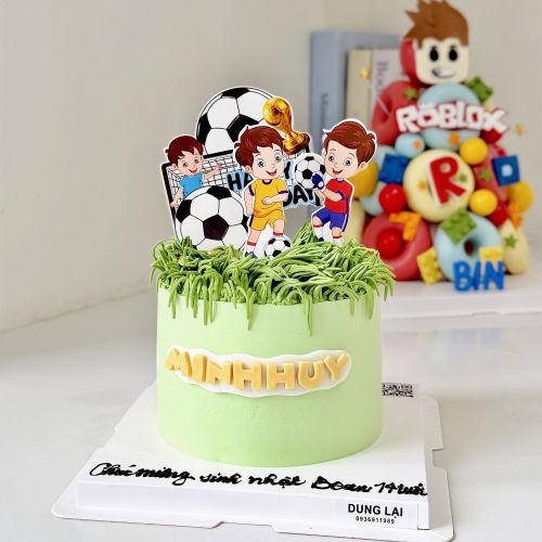 Bánh cắm giấy bóng đá sz 14