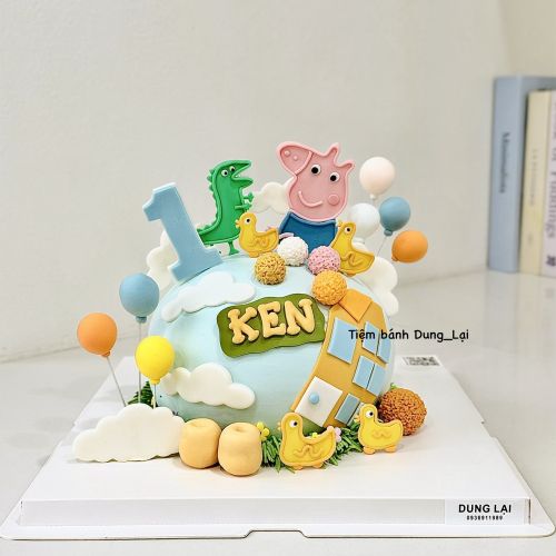 Bánh peppa pig sz 16 1/2