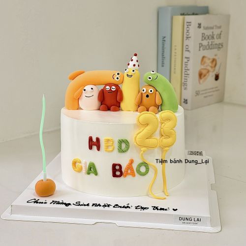 Bánh sz 18 nặn hình ngộ nghĩnh - Bánh tạo hình