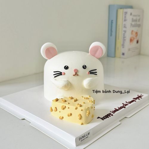 Bánh tạo hình chú chuột miếng cheese sz 16 - Bánh tạo hình