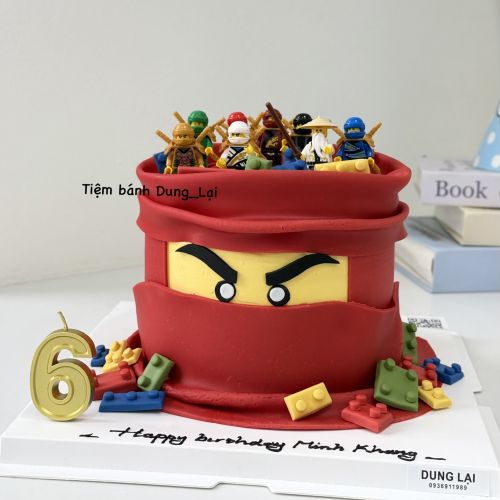 Bánh tạo hình ninjago đỏ - Bánh tạo hình