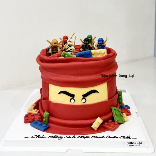 Bánh tạo hình ninjago đỏ - Bánh tạo hình