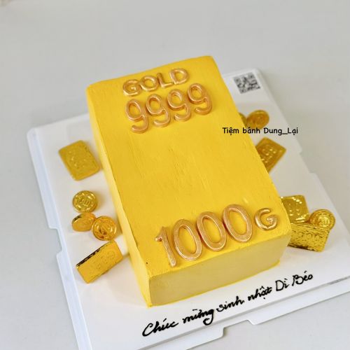 Bánh tạo hình thỏi vàng sz 12 x 20 - Bánh tạo hình