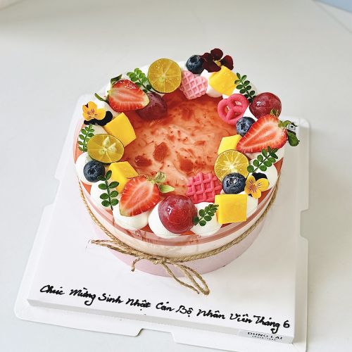 Bánh mousse sữa chua dâu việt quất sz 16