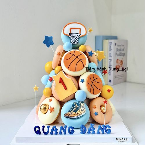 Tháp donut bóng rổ
