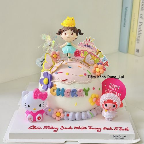 Bánh bé gái size 16 1/2, Bánh Sinh Nhật Bé gái - Bánh Sinh Nhật Long Biên
