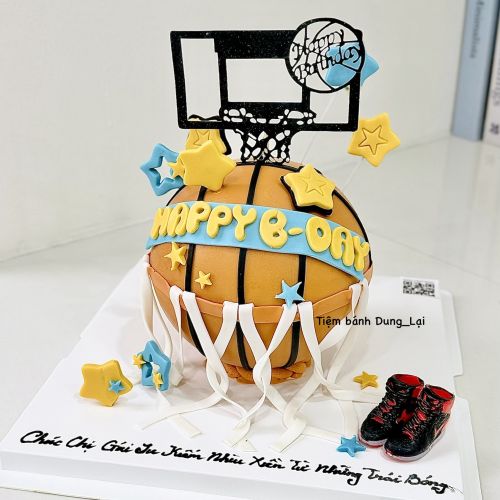 Bánh đập quả bóng rổ, Bánh Sinh Nhật Bánh đập, Bánh Sinh Nhật bóng rổ, Bánh Sinh Nhật bé trai, Bánh Sinh Nhật người lớn, Bánh Sinh Nhật bé gái, Bánh Sinh Nhật sinh nhật - Bánh Sinh Nhật Long Biên