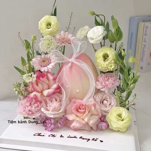 Bánh đập quả trứng hoa tươi
