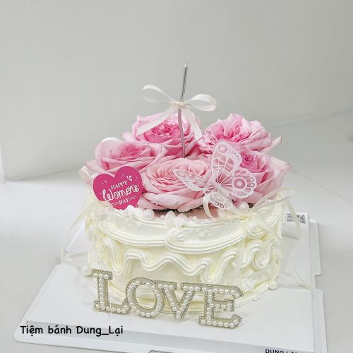 Bánh hoa sz 20, Bánh Sinh Nhật Hoa tươi - Bánh Sinh Nhật Long Biên