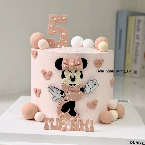 Bánh kem whip mickey sz 16 1/2, Bánh Sinh Nhật Whipping, Bánh Sinh Nhật bé gái, Bánh Sinh Nhật mickey, Bánh Sinh Nhật minnie - Bánh Sinh Nhật Long Biên