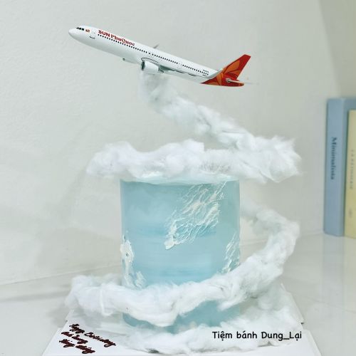 Bánh máy bay sz 14 cao, Bánh Sinh Nhật Máy bay, Bánh Sinh Nhật người lớn - Bánh Sinh Nhật Long Biên