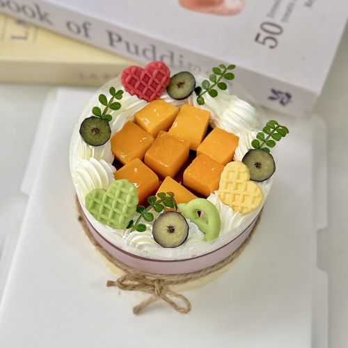 Bánh mousse sữa chua phomai việt quất xoài sz 10, Bánh Sinh Nhật Mousse - Bánh Sinh Nhật Long Biên