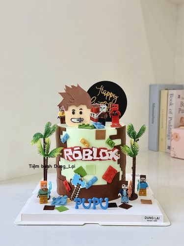 Bánh roblox sz 16 cao, Bánh Sinh Nhật Roblox, Bánh Sinh Nhật bé trai - Bánh Sinh Nhật Long Biên