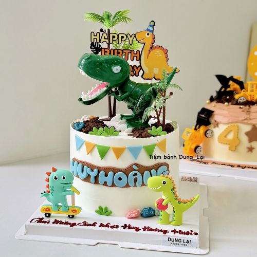 Bánh sinh nhật khủng long sz 16, Bánh Sinh Nhật Khủng long, Bánh Sinh Nhật bé trai - Bánh Sinh Nhật Long Biên