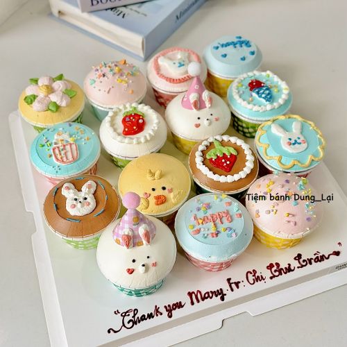 Set cupcake 15c, Bánh Sinh Nhật Cupcake, Bánh Sinh Nhật bé trai, Bánh Sinh Nhật bé gái - Bánh Sinh Nhật Long Biên