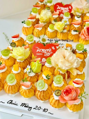 Set su kem 8-3, Bánh Sinh Nhật Su kem - Bánh Sinh Nhật Long Biên