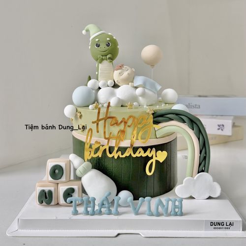 Bánh bé trai tuổi rắn sz 16 1/2
