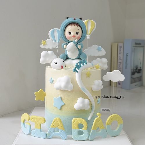 Bánh bé trai tuổi rắn sz16 cao