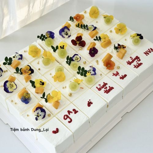 Bánh cắt 35 miếng - Bánh chữ nhật