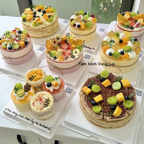 Bánh sinh nhật hoa quả