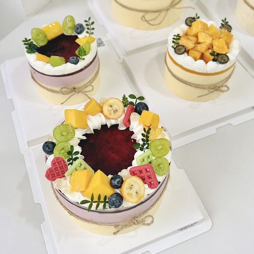 Bánh mousse sữa chua phomai việt quất xoài sz 14
