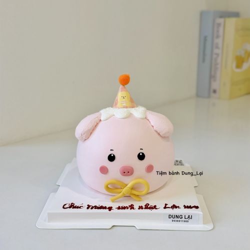 Bánh tạo hình bé heo sz 12