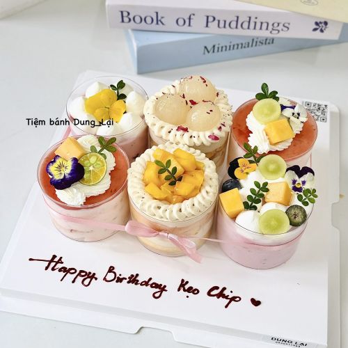 Set 6 bánh ghép sinh nhật