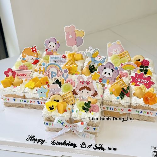 Set bánh bé gái 20c