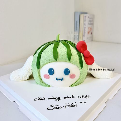 Bánh tạo hình cinnamoroll dưa hấu - Tạo hình