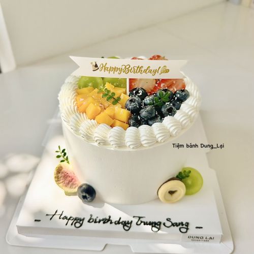 Bánh kem tươi hoa quả sz 16