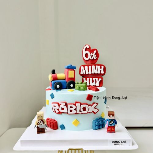 Bánh roblox đoàn tàu sz 16 - Bé trai