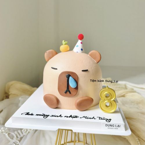 Bánh tạo hình capybara sz 16 1/2 - Tạo hình