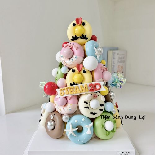 Tháp bánh các hình ngộ nghĩnh 24b - Bé trai